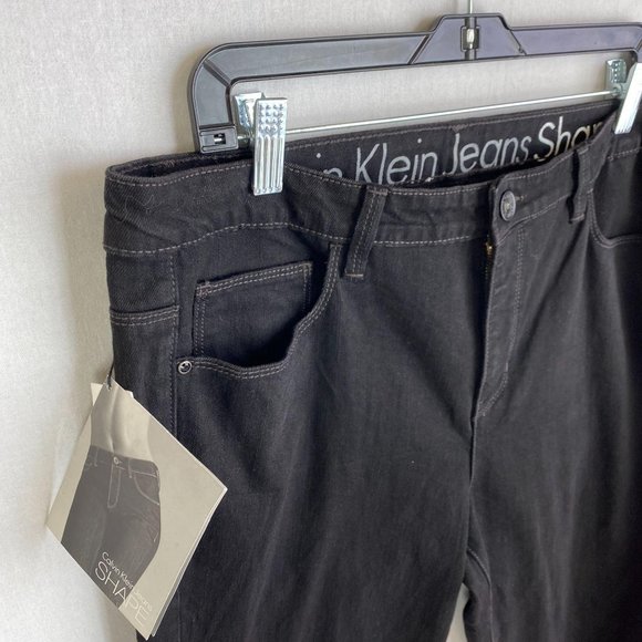 CALVIN KLEIN Jeans Shape Black Jean NWT - Picture 4 of 8